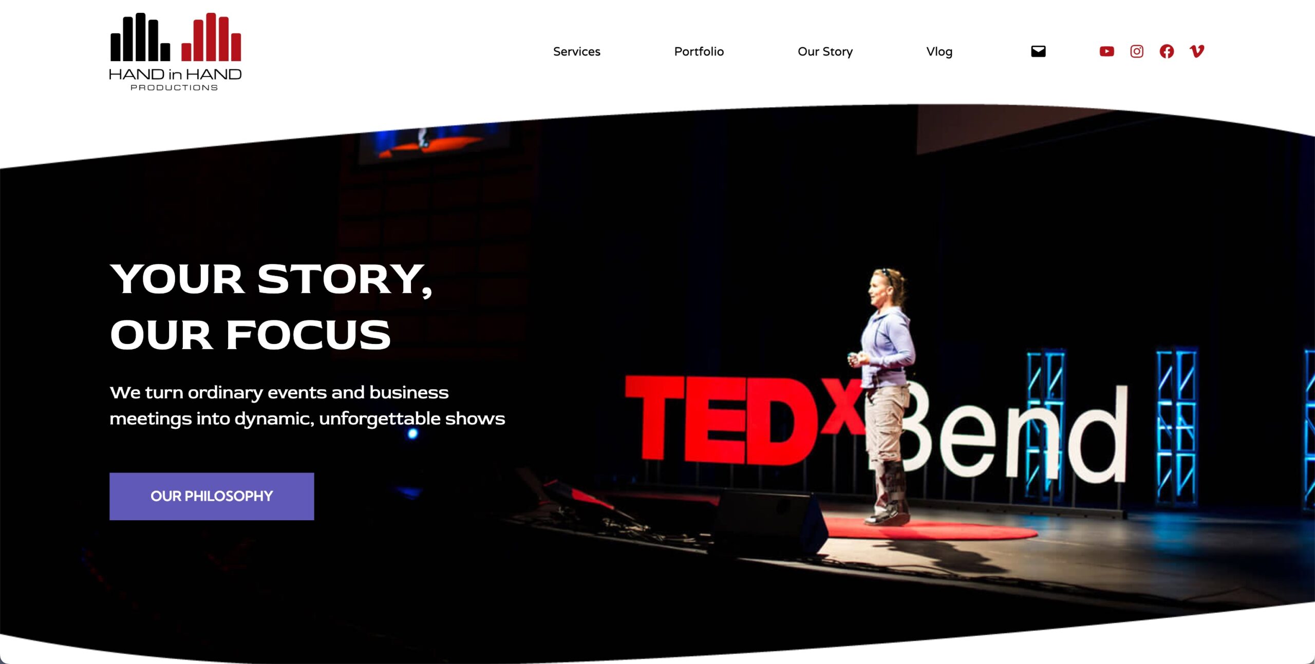 Hand in Hand Productions new website