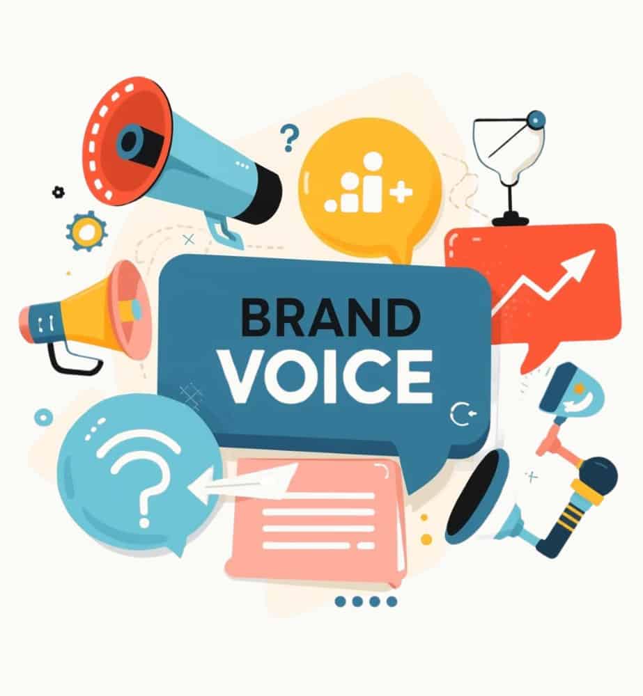 Brand voice architecture strategic framework by Just By Design